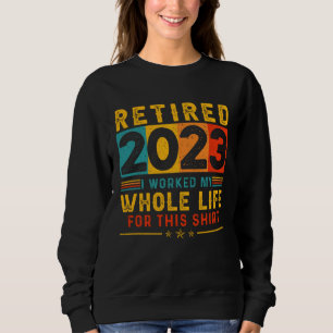 Pensionerad 2023 Jag jobbade hela mitt liv Kul pen T Shirt