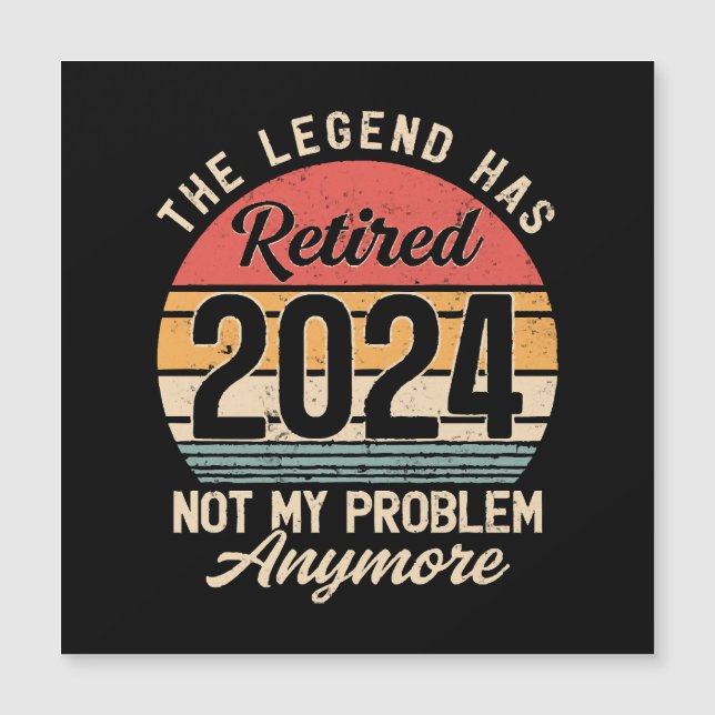 Pensionerad 2024 Inte Mitt Problem Längre (Framsida)