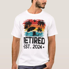Pensionerad 2024 t shirt