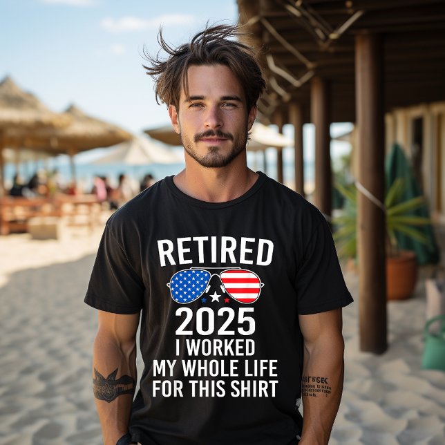 Pensionerad 2025 Inte Mitt Problem Längre Amerikan T Shirt (Skapare uppladdad)