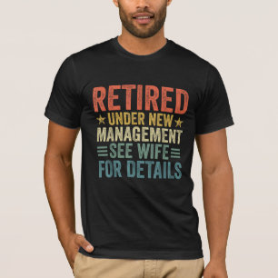 Pensionerad 2025 Under Ny Ledning, Pension 2025 T Shirt