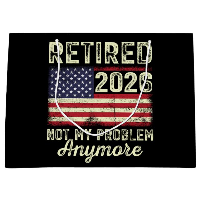 Pensionerad 2026 Inte Mitt Problem Längre (Framsidan)