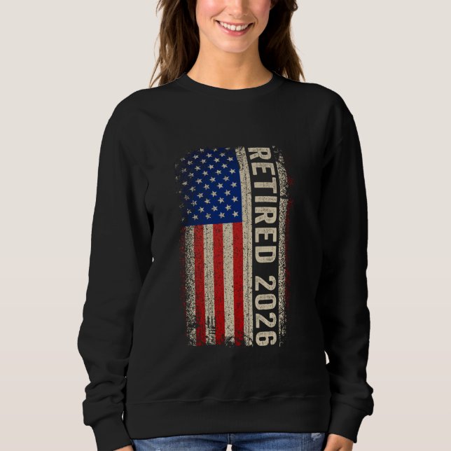 Pensionerad 2026 Inte Mitt Problem Längre Amerikan T Shirt (Framsida)