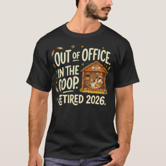 Pensionerad 2026 Utanför Kontoret I Coop Silkie Ma T Shirt