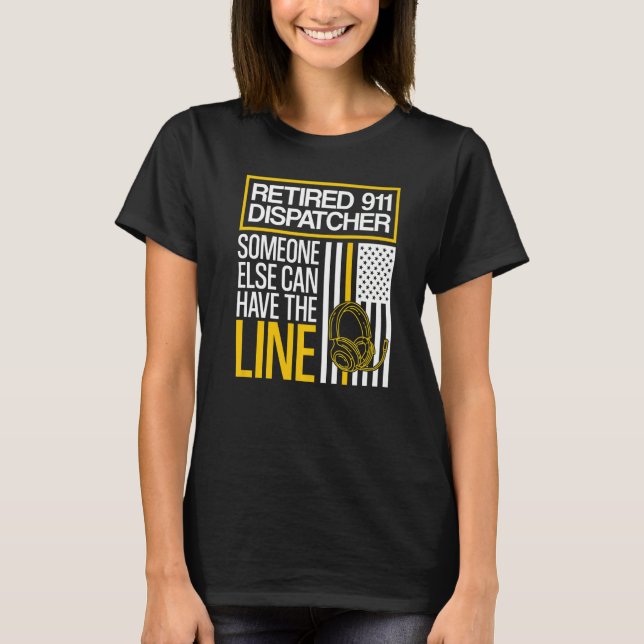 Pensionerad 911-dispositionspension t shirt (Framsida)