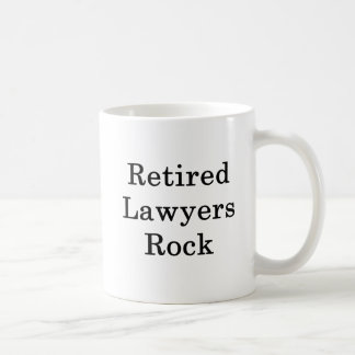 Pensionerad advokatsten kaffemugg