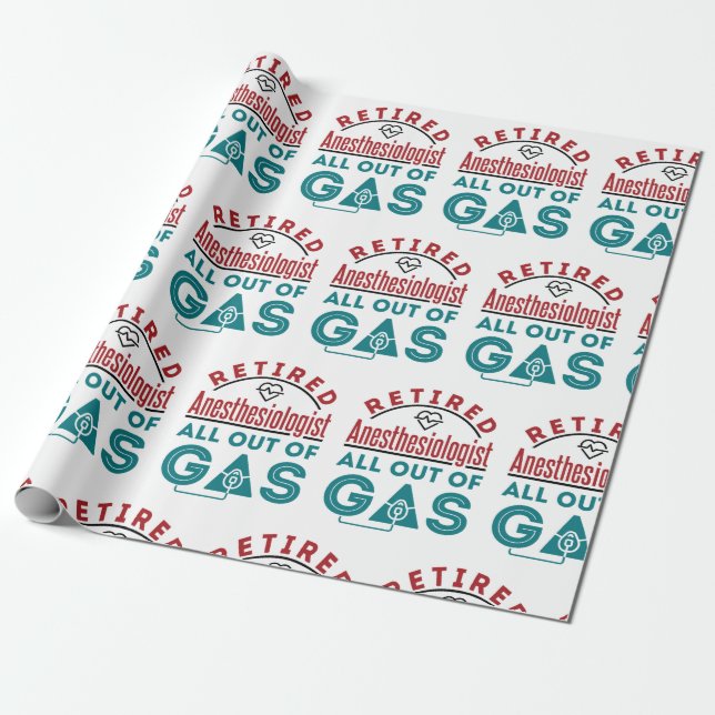 Pensionerad Anestesiolog Utan Gas Presentpapper (Utrullad)