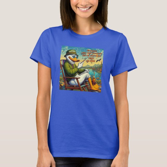 Pensionerad & Avslappnad T Shirt (Framsida)