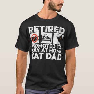 Pensionerad Befordrad Till Att Stanna Hemma Rolig T Shirt