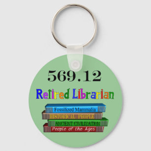 Pensionerad bibliotekarie 569,0 (Dewey det Nyckelring