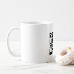 Pensionerad bibliotekarie Åtminstone hittade jag e Kaffemugg