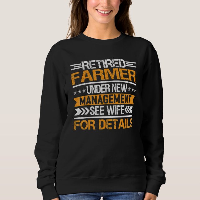 Pensionerad bonde under ny ledning se fru t shirt (Framsida)