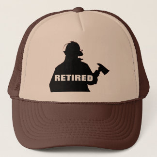 Pensionerad brandkåpa keps