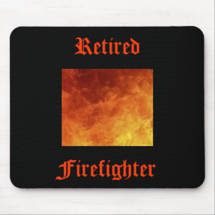 Pensionerad brandman Mousepad Musmatta