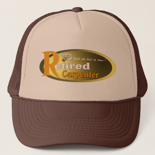 Pensionerad Carpenter. Truckerkeps (Framsida)