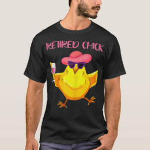 Pensionerad Chick 2020 Funny Pension Gift för Mamm T Shirt