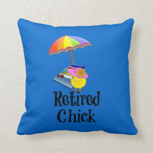 Pensionerad Chick, Pension Humor Kudde