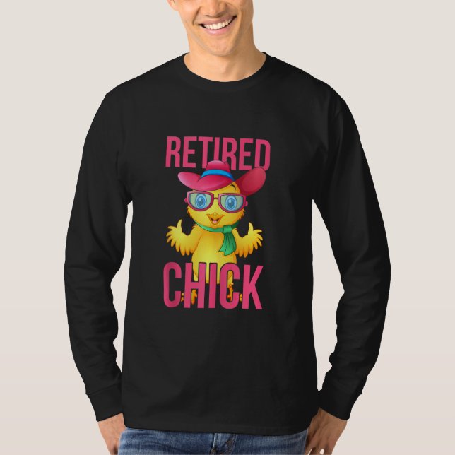 Pensionerad Chick Tanktop 1 T Shirt (Framsida)