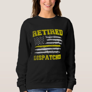 Pensionerad dispatchoperatör 911 Polisoperatör Nö T Shirt