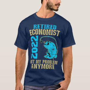 Pensionerad ekonom 2022 Fiske Älskare Pension 18 T Shirt