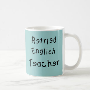 Pensionerad engelsk lärare (MISPELLED) Kaffemugg