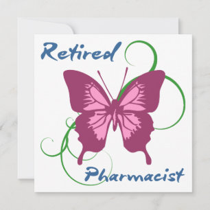Pensionerad farmaceut (fjäril) kort