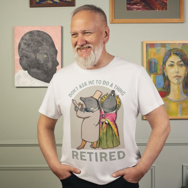 Pensionerad | för manar för stipendier för Pension T Shirt (Retired | Funny Retirement Marriage Gifts for Men T-Shirt)