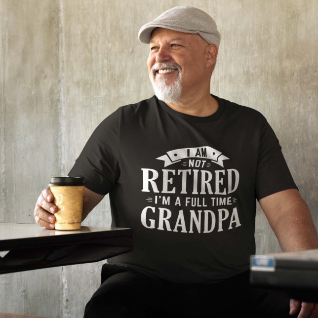 Pensionerad Fullt Grandpa T Shirt (Skapare uppladdad)