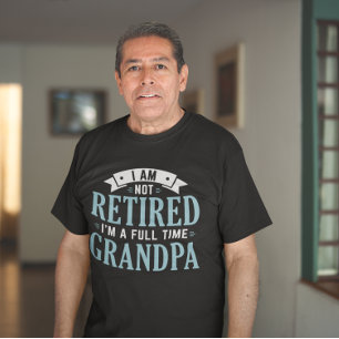 Pensionerad Fullt Grandpa T Shirt