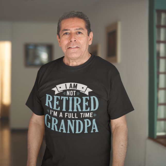 Pensionerad Fullt Grandpa T Shirt (retired grandpa shirt)
