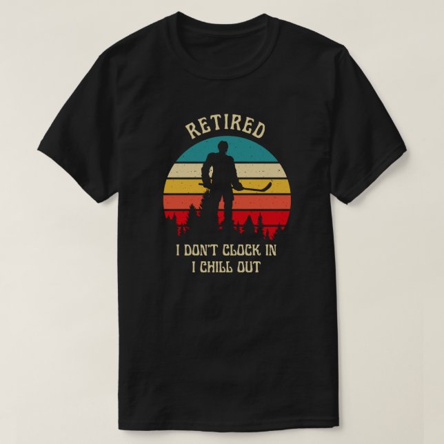 Pensionerad | Funny Pension-citat T Shirt (Design framsida)