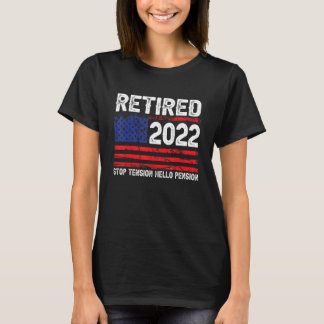 Pensionerad Hej för pensionsålder 2022 Retiremen T Shirt