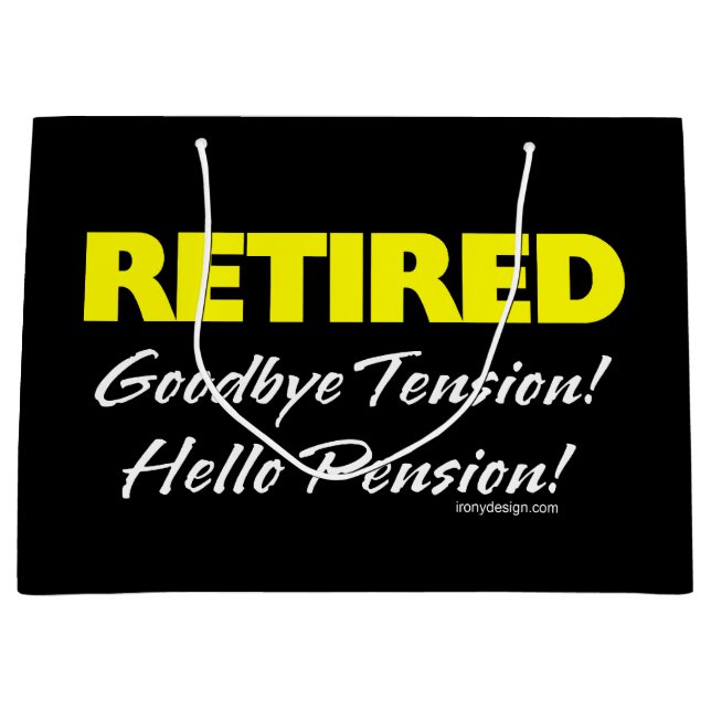 Pensionerad Hellow pension (mörk) (Framsidan)