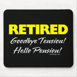 Pensionerad Hellow pension (mörk) Musmatta