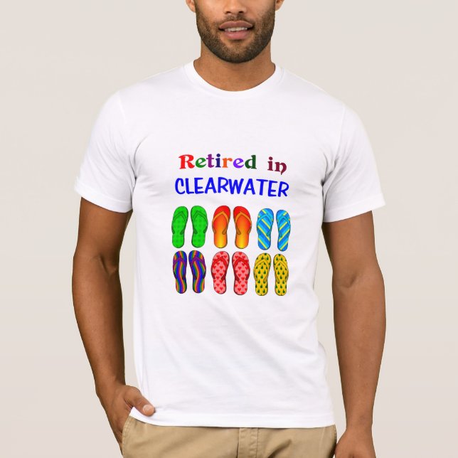 Pensionerad i Clearwater T Shirt (Framsida)