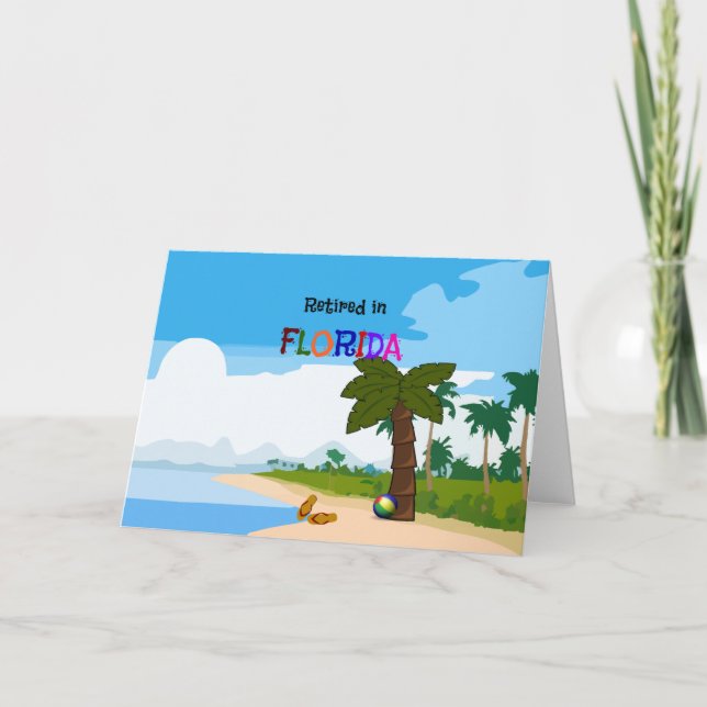 Pensionerad i Florida Kort (Framsida)