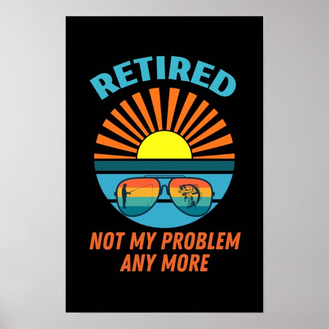 pensionerad inte mitt problem längre poster (Framsidan)