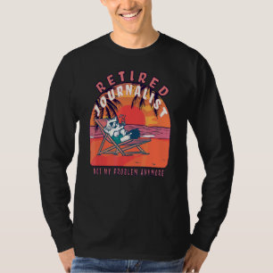 Pensionerad journalist Vintage Pension T Shirt