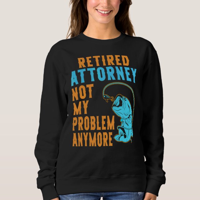 Pensionerad jurist fiske  Pensionering T Shirt (Framsida)