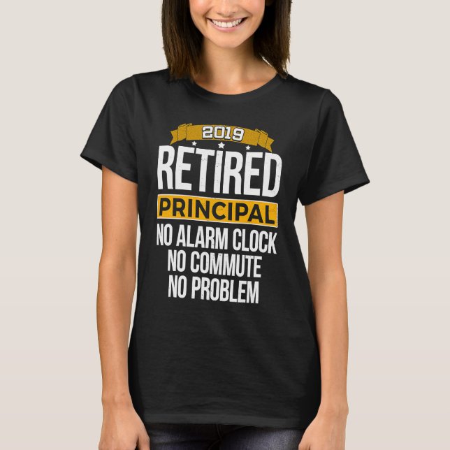 Pensionerad kapitalbas 2019 Pension T Shirt (Framsida)
