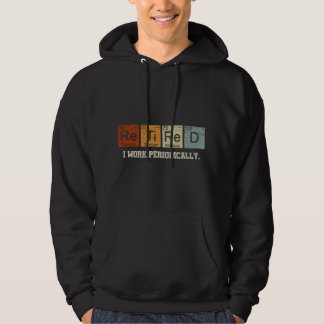 Pensionerad kemilärare Vetenskaps pensionering Kem Hoodie