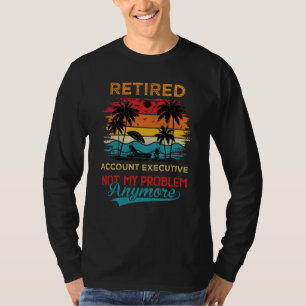 Pensionerad kontorschef Inte mitt problem längre R T Shirt