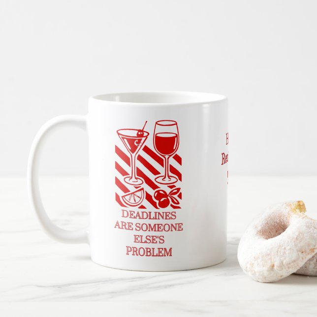Pensionerad kontorschef-mugg – rolig pensionsprese kaffemugg (Med munk)