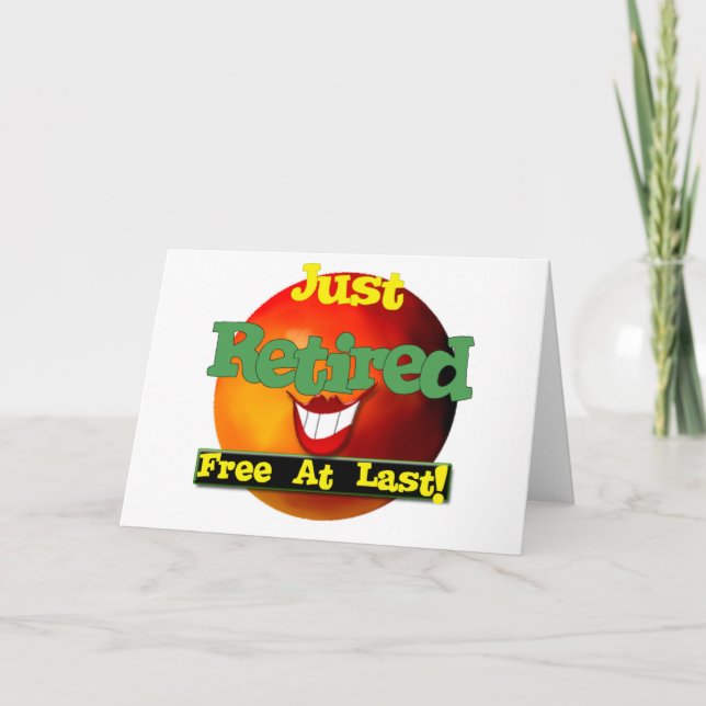 Pensionerad Kort (Framsida)