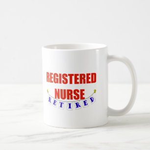 PENSIONERAD LEGITIMERAD SJUKSKÖTERSKA KAFFEMUGG