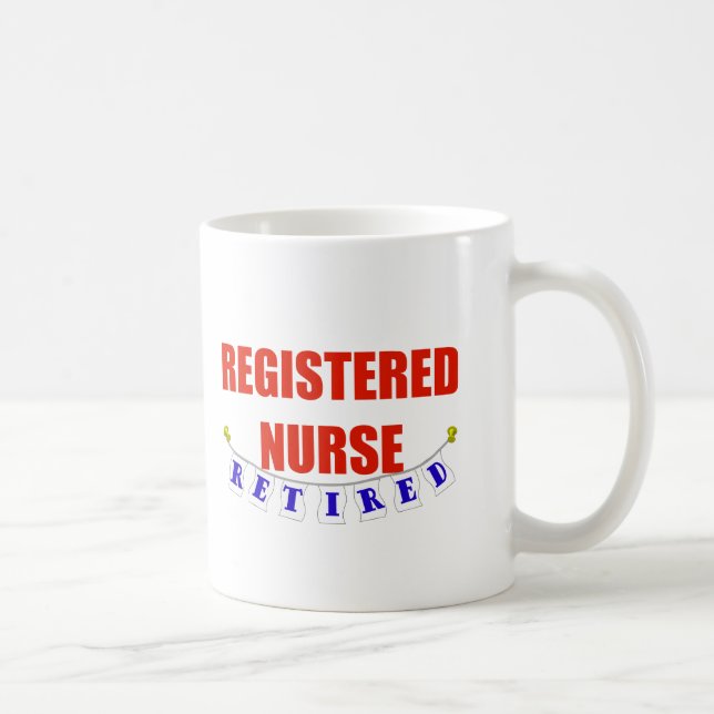 PENSIONERAD LEGITIMERAD SJUKSKÖTERSKA KAFFEMUGG (Höger)
