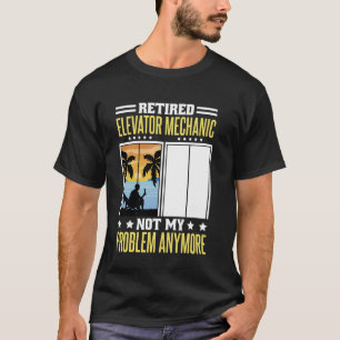 Pensionerad levator-mekanism för levator-tekniker t shirt