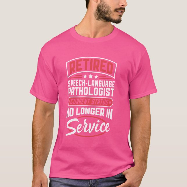 Pensionerad logoped är inte längre i S T Shirt (Framsida)