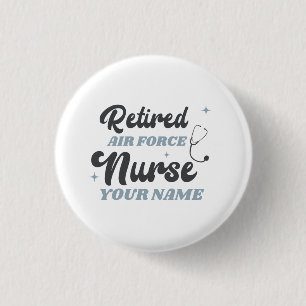 Pensionerad Luft Force Nurse Pension Knapp