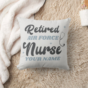 Pensionerad Luft Force Nurse Pension Kudde